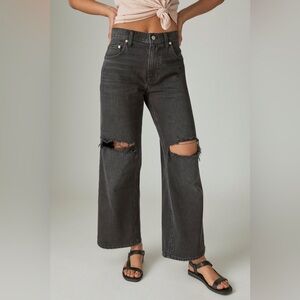 Lucky Brand Low Rise super wide leg jeans